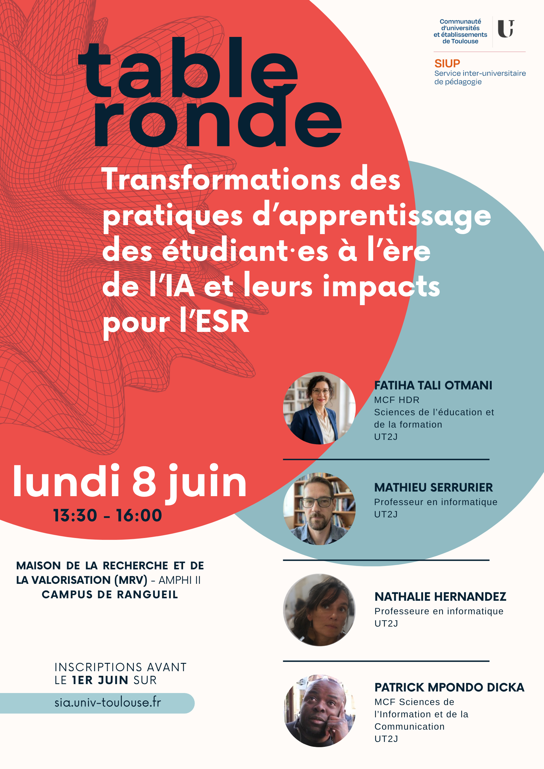 Affiche Table ronde